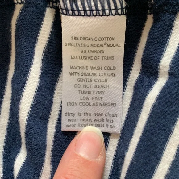 Toad & CO Navy Striped Women's Dress - Picture 7 of 8